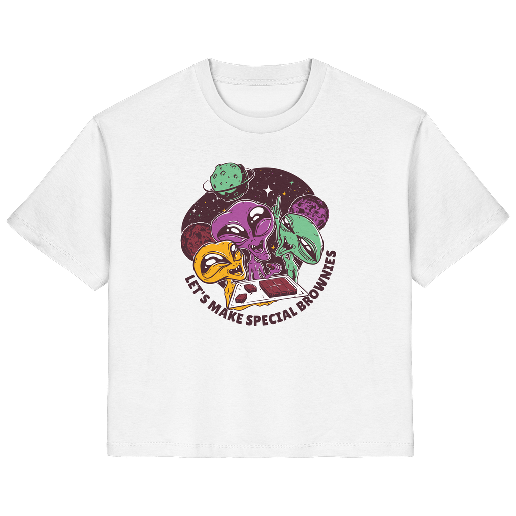 Let's Make Special Brownies - Ladies Organic Shirt (XS)