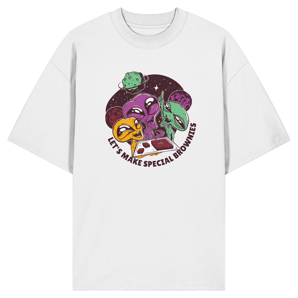 Let's Make Special Brownies - Organic Oversize Shirt (XS)