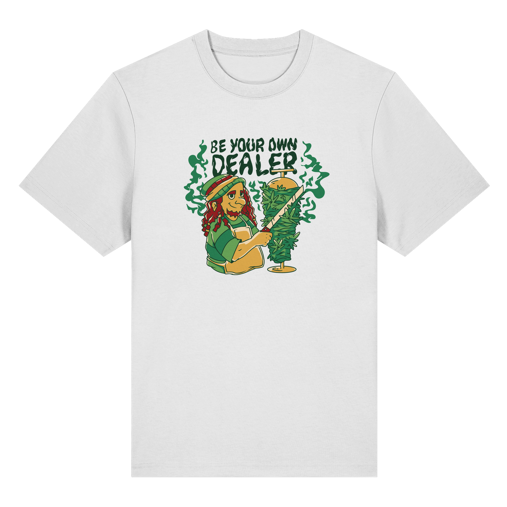 Be Your Own Dealer - Organic Heavy T-Shirt (XS)