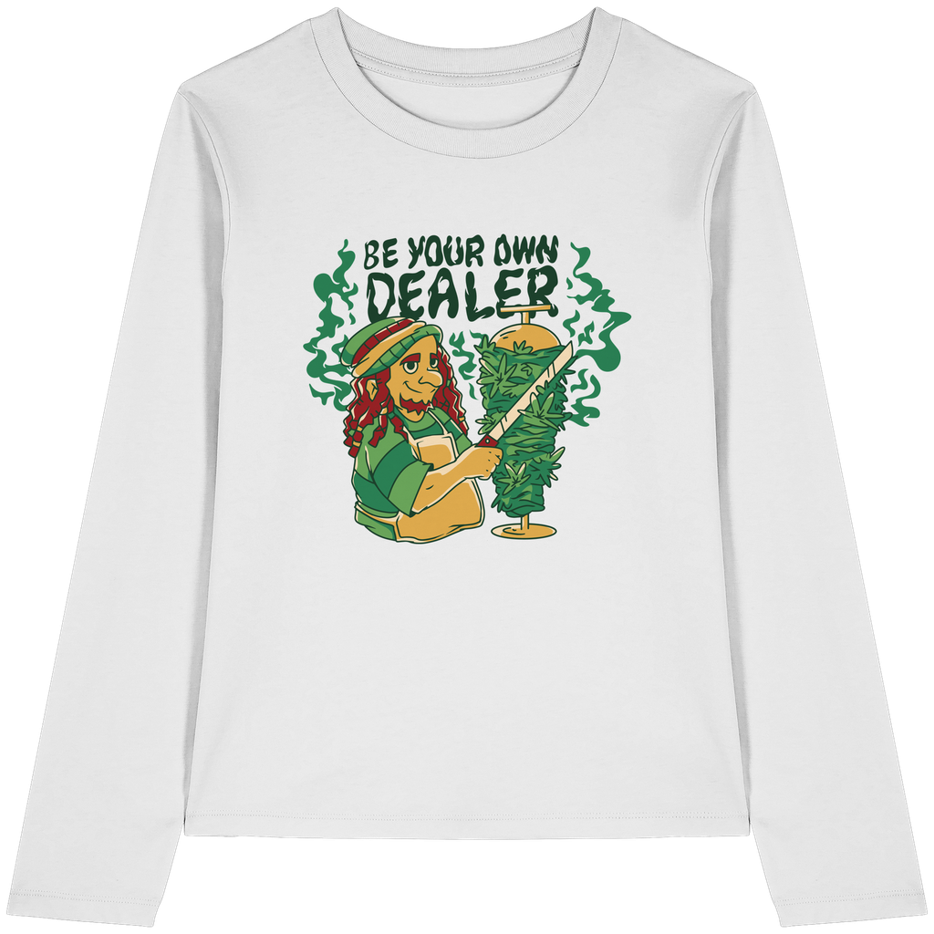 Be Your Own Dealer - Womens Organic Longsleeve T-Shirt