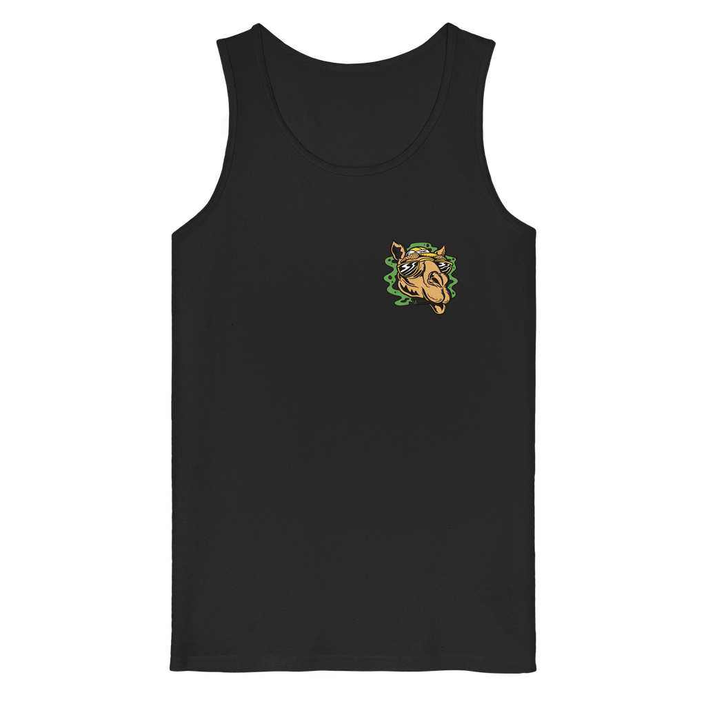 Kiffer-Kamel mit Sonnenbrille - Organic Tank Top (S)