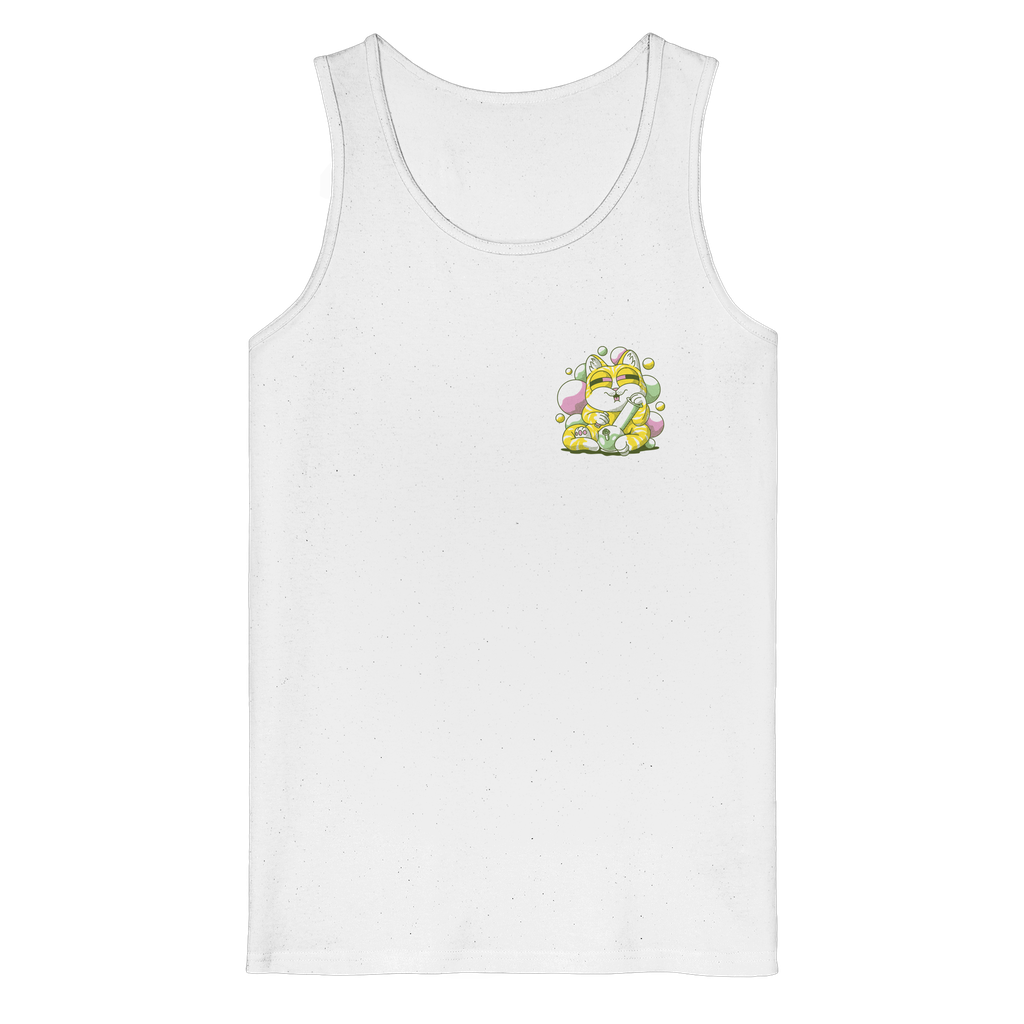 Bong-Katze mit Bubbles - Organic Tank Top (S)